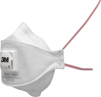 3M™ Atemschutzmaske 9332+ FFP3 NR Dmit Cool-Flow Ausatemventil (hygienischeinzelverpackt) 