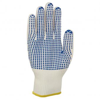 UVEX Handschuh unigrip PA, weiß/blaue Noppen 