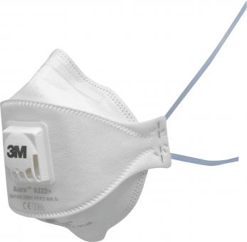3M™ Atemschutzmaske 9322+ FFP2 NR Dmit Cool-Flow Ausatemventil (hygienischeinzelverpackt) 