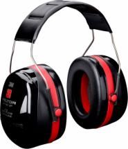 3M™ Optime™ III Kapselgehörschützer, Farbe:schwarz / rot 