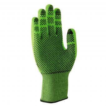 UVEX Schnittschutz-Handschuh C500 dry, Farbe:lime/anthrazit 