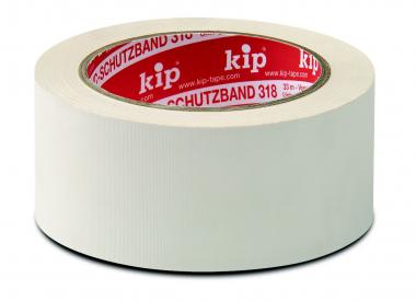 Kip® 318 PVC-Schutzband-Profi-Qualität-Quergerillt, Farbe:weiss 