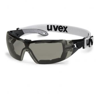 UVEX Schutzbrille phoes guard, schwarz/grau 